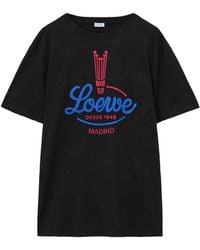 Loewe - Cotton Graphic Logo T-Shirt - Lyst