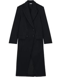 McQueen - Wool Double-Breasted Coat - Lyst