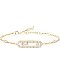 Messika - Move Classique And Diamond Baby Bracelet - Lyst