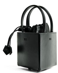 TALEL PARIS - Leather Triangle Top-Handle Bag - Lyst