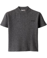 Miu Miu - Cashmere Short-Sleeve Sweater - Lyst