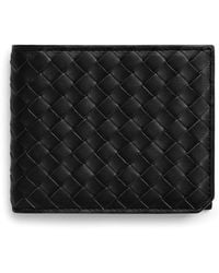 Bottega Veneta - Leather Intrecciato Bifold Wallet - Lyst