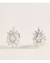 YEPREM - And Diamond Y-Not Stud Earrings - Lyst