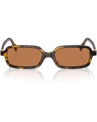 Miu Miu - Mu 11Zs Trt Shn Brn - Lyst