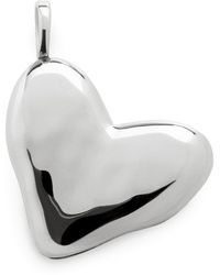 Monica Vinader - Sterling Heart Locket Pendant - Lyst