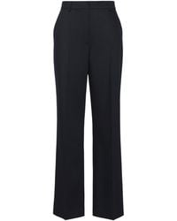 Weekend by Maxmara - Virgin Wool Tailored Trousers - Lyst
