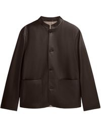 dunhill - Leather Driving Jacket - Lyst