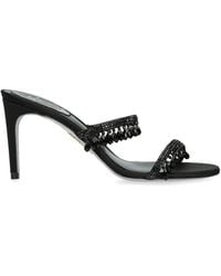 Rene Caovilla - Embellished Chandelier Heeled Mules 80 - Lyst