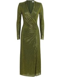 Self-Portrait - Rhinestone-Detail Midi Dress - Lyst