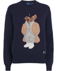Polo Ralph Lauren - Wool-Cashmere Polo Bear Sweater - Lyst