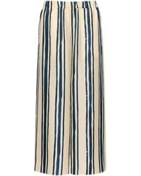 Weekend by Maxmara - Silk Wide-Leg Trousers - Lyst