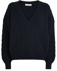 Johnstons of Elgin - Cashmere Cable-Knit Kylesku Sweater - Lyst