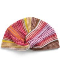 Missoni - Knot-Front Stripe Turban - Lyst