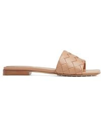 Bottega Veneta - Leather Parco Sandals - Lyst