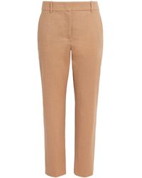 Eleventy - Wool-Blend Metallic Straight Trousers - Lyst