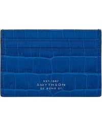 Smythson - Leather Mara Flat Card Holder - Lyst