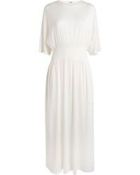 TOTEME - Cotton-Silk T-Shirt Midi Dress - Lyst