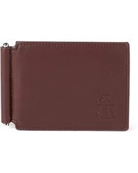 Brunello Cucinelli - Leather Money Clip Wallet - Lyst