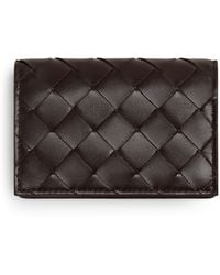 Bottega Veneta - Nappa Intrecciato Business Card Holder - Lyst