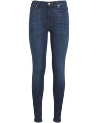 7 For All Mankind - Slim Illusion Luxe Skinny Jeans - Lyst