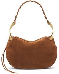 McQueen - Suede Wishbone Shoulder Bag - Lyst