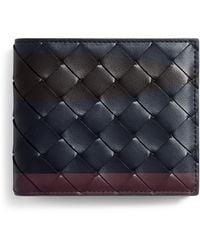 Bottega Veneta - Leather Intrecciato Bifold Wallet - Lyst
