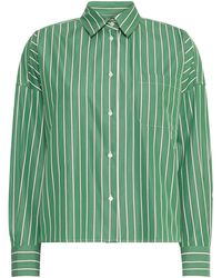 Weekend by Maxmara - Cotton Stripe Shirt - Lyst