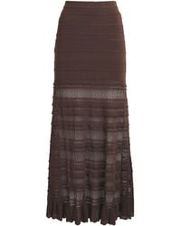 Sandro - Panelled Maxi Skirt - Lyst