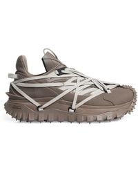 Rick Owens - X Moncler Leather Megalace Trailgrip Sneakers - Lyst