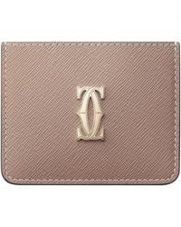 Cartier - Leather C De Simple Card Holder - Lyst