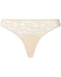 Hanro - Lace Moments Thong - Lyst