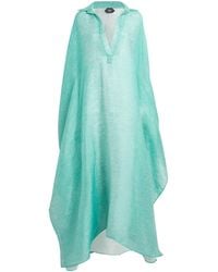 ‎Taller Marmo - Linen-Blend Caicos Kaftan - Lyst