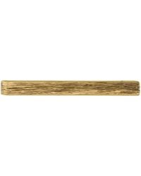 Saint Laurent - Striated Tie Clip - Lyst
