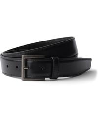 Prada - Leather Square-Buckle Belt - Lyst