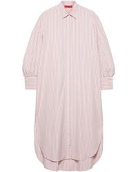 MAX&Co. - Cotton Pinstripe Shirt Dress - Lyst