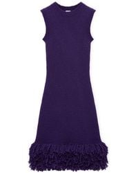 Loewe - Wool-Blend Mini Dress - Lyst