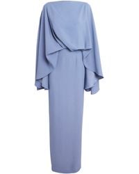 ‎Taller Marmo - Crepe Cady Draped Eolia Gown - Lyst