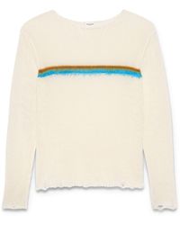 yeezy ribbed distressed sweater