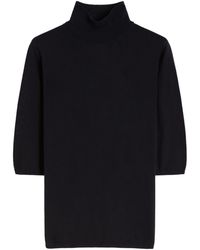 Max Mara - Virgin Wool High-Neck Top - Lyst