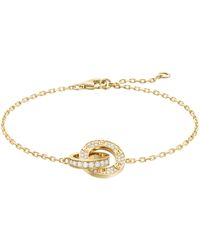 Cartier - And Diamond Love Chain Bracelet - Lyst