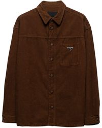 Prada - Corduroy Shirt - Lyst