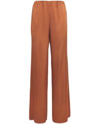 GOOD AMERICAN - Satin Wide-Leg Trousers - Lyst