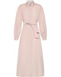 Max Mara - Taffeta Maxi Shirt Dress - Lyst