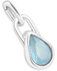 Astrid & Miyu - Plated March Birthstone Charm - Lyst