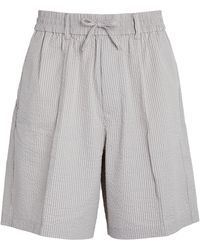 Emporio Armani - Striped Bermuda Shorts - Lyst