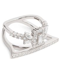 YEPREM - And Diamond Y-Not Stackable Ring - Lyst