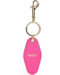 Harrods - Leather Yacht Tag Keyring - Lyst