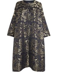 Eskandar - Reversible Floral Jacquard Coat - Lyst