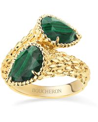 Boucheron - And Malachite Serpent Bohème Two Motif Ring - Lyst