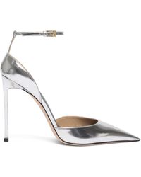 Tom Ford - Metallic Leather Vertigo Mules 105 - Lyst